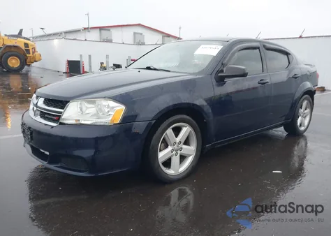 2013 Dodge Avenger Se из США, поврежденный, VIN 1C3CDZAB9DN661805